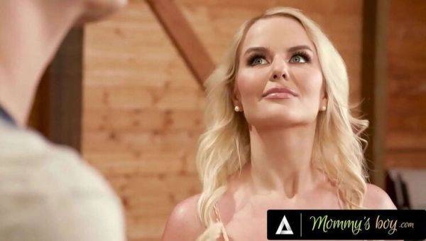 Watch this uncut clip titled : Step Mom Slimthick Vic Fucks Step Son's Big Dick BF - Rough Threesome with Braylin Bailey