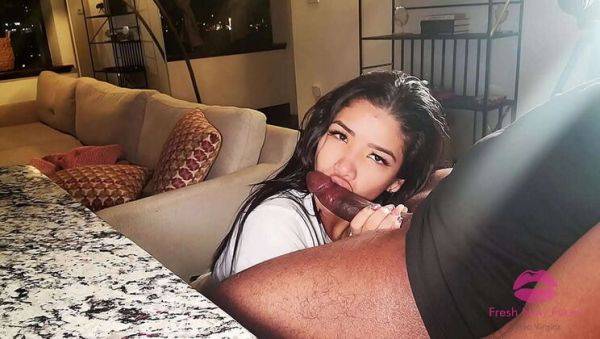 Watch the HD scene named : Hot Wife Lucy Latina Sucks Dick & Swallows Cum - Homemade Amateur Blowjob