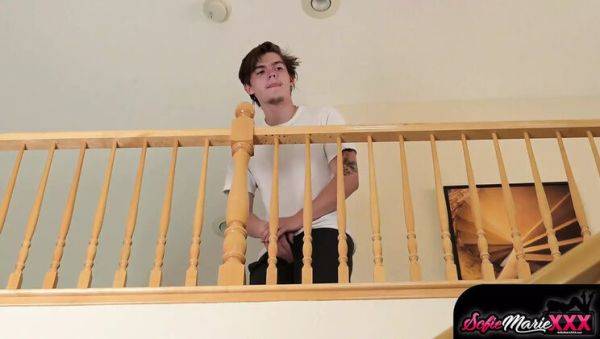 Stream complete video titled : Stepson Fucks Hot MILF Sofie Marie's Tight Asshole Hard