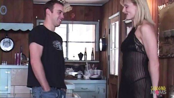 Stream complete video named : Tattooed MILF Seduces Neighbor For Hot Anal & Blowjob Action