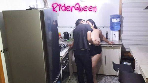 Enjoy watching the hardcore movie of : Stepson pounds curvy stepmom RiderQueen hard in homemade fuck