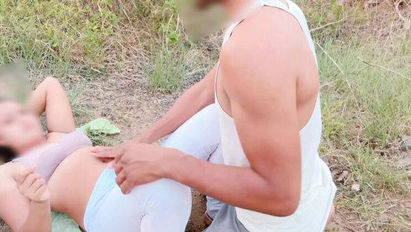 Stream the hardcore scene of : Hot Indian village teen Lust Suman gets wild in jungle outdoor sex with big cock