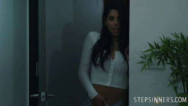 Play the uncensored video : Hot Teen Gina Valentina Caught Step Dad Jerking Off To Her Pics - Taboo Family Sex