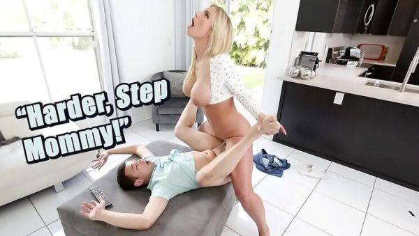 Enjoy watching full movie of : Busty Blonde Stepmom Rachael Cavalli Fucks Her Naughty Step Son