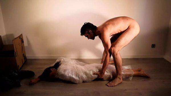 View this full movie called : Hot Spanish Amateur Magia Rosa Unwraps Her Perfect Body in Special Delivery Sex