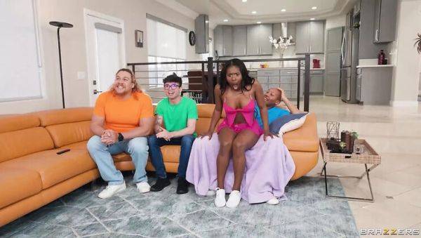 Stream uncensored scene of : Tessa Thomas Gets Sneaky Anal With Ricky Johnson While Friends Watch - Big Tits & Cumshot
