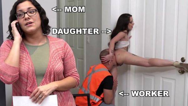 Play this hardcore scene titled : BangBros Teen PAWG Gia Paige Fucks Roofer Sean Lawless Doggystyle - Big Ass Hairy Pussy