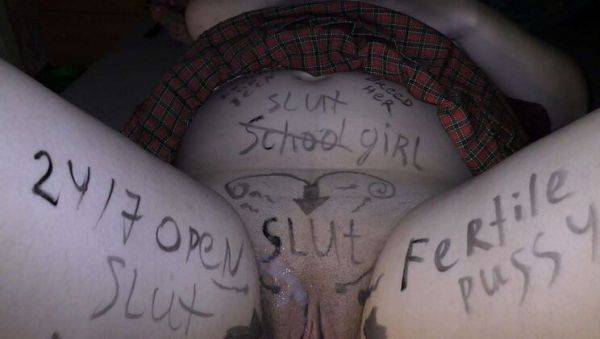 Stream the uncut clip : Huge Tits Teen Gets Gangbanged & Creampied - Bukkake Slut Milky Mari