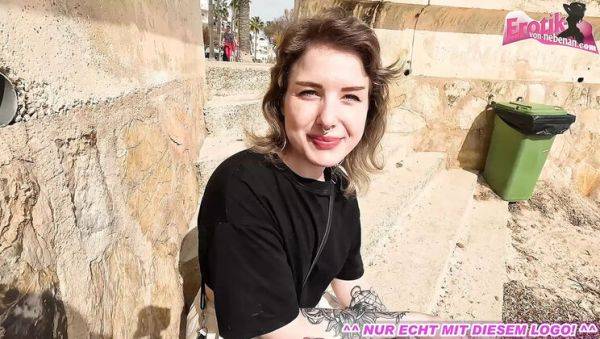 View this complete video : Hot German teen Lina Fitness picks up tourist for wild beach sex - Amateur POV fuck