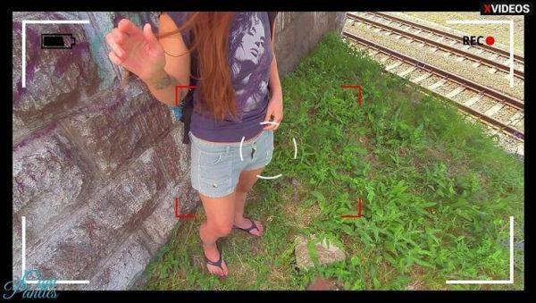 Watch the uncut clip called : Real Panties MILF Begs Don't Stop & Takes Cum Inside in Public