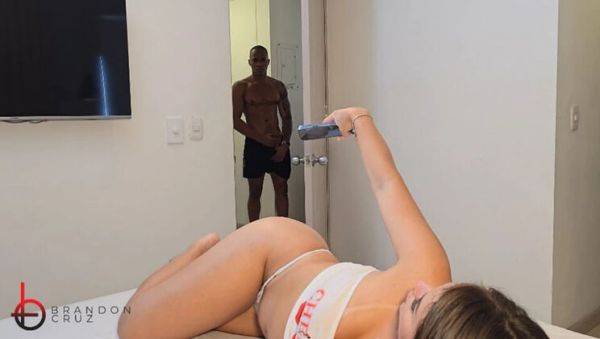 Play complete clip : BBC Stepdad Sneaks to Fuck Petite Stepdaughter While Wife is Away - Brandon Cruz & Ema Ribeiro