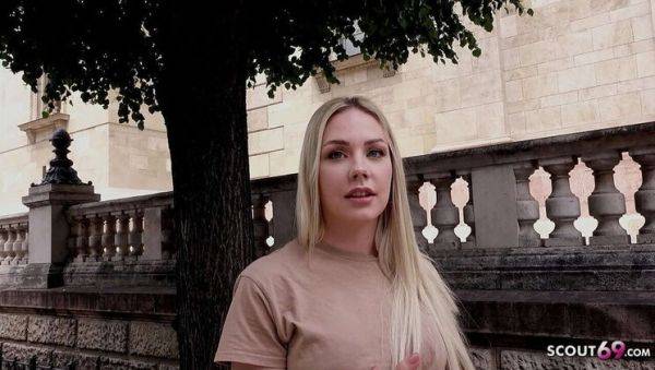 Enjoy watching the full video titled : German Teen Angie Lynx Gets Picked Up and Rough Fucked in Public - Raw Street Casting Sex