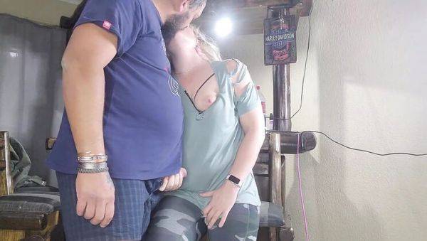 Play the HD movie titled : Blonde Stepsis Shows Her Tight Pink Pussy and Takes a Huge Creampie