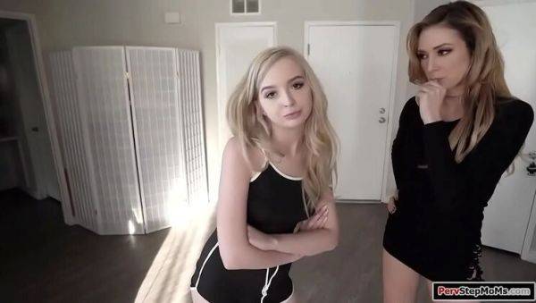 Play this hardcore movie named : Stepson Bangs Stepmom and Stepsister - Lexi Lore & Aiden Ashley Threesome