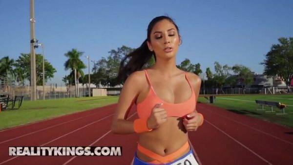 View uncut clip named : Gianna Dior - Fit Athlete Takes Rough Big Dick in Locker Room - Reality Kings