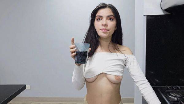 Stream this uncensored scene : Hot Delivery Girl Jopy Laura Gets Fucked Hard After Unpaid Job - Big Ass Cowgirl Action