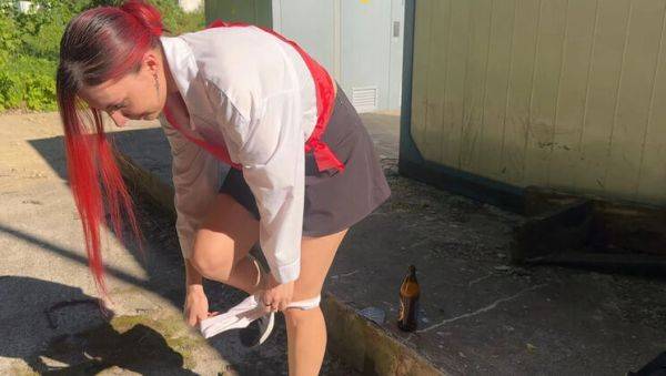 View the uncut clip of : Neighbor's Hot Teen Daughter Gets Drunk and Punished with Bottle in Ass - Rough Anal POV