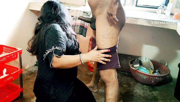 Enjoy watching the complete video named : Hot Indian Bhabhi Rough Fuck in Kitchen - Hindi Dirty Talk & Cumshot