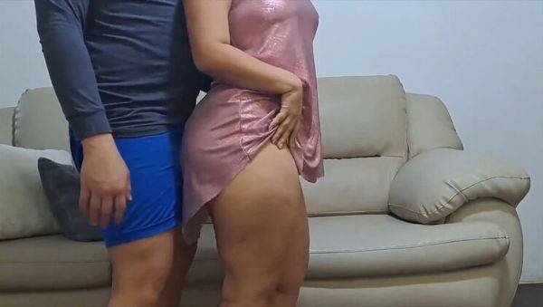 Enjoy watching the HD video of : Hot Latina MILF Can't Resist Hard Cock Grinding Her Big Ass - Rough Doggy Style