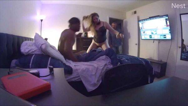 Watch the complete movie of : Husband Learns to Fuck Wife Hard - Rough Doggystyle & BBC Creampie