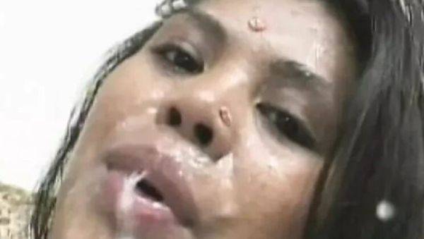 Stream the uncut clip of : Hot Indian babe Arcadia Davida takes big cock in wild French threesome