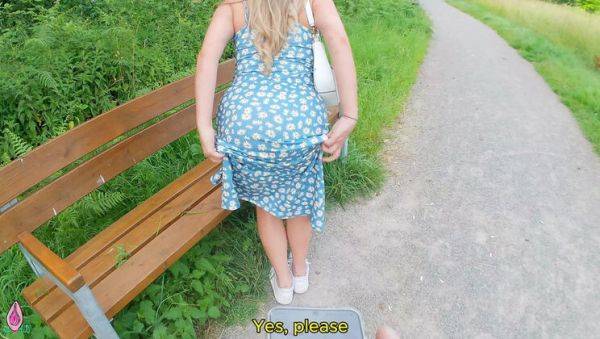 Stream this full scene called : Hot German Amateur Litclit69 Gets Remote Vibrator Orgasm in Dress Before Rough Doggy Fuck