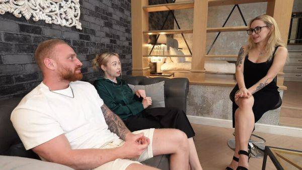 Watch full movie called : Hot Psychologist Fucks My Husband Hard - Blowjob & Threesome with Bella Mur