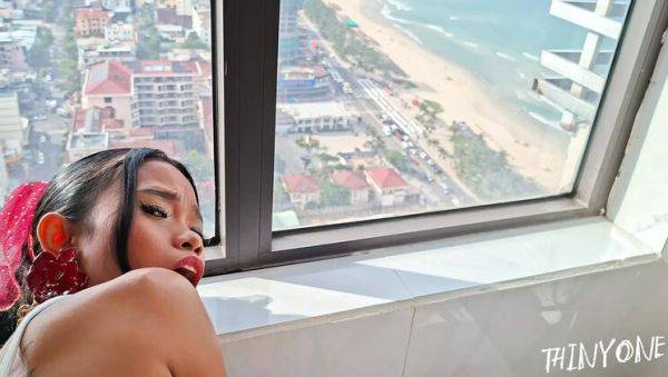 Play HD movie called : Skinny Asian Teen Shows Her Tiny Pussy Before Taking Huge Cum Load on Her Ass