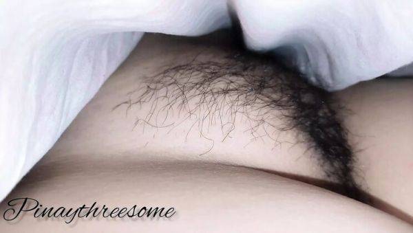 Play this complete clip called : Filipina Desi hairy pussy close-up check before sex - Naanya hot homemade video