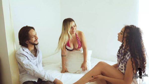 Stream the uncensored video named : Hot Latina BFF Cheats with Big Dick - Amateur 4K Fuck & Blowjob