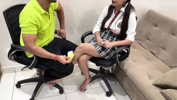 View HD video : 18yo Indian Schoolgirl Fucks Teacher in Hardcore BDSM Class - Full HD Movie