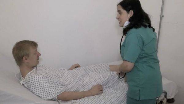 Enjoy watching the full clip called : Hot British MILF Doctor Lorelei Gives Special Treatment with Big Natural Tits - Blowjob & Creampie