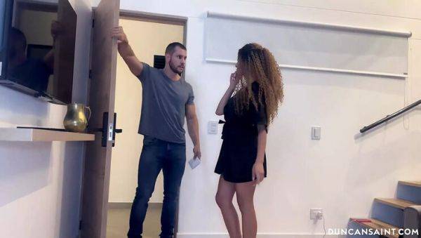 Watch this full video : Hot Latina Yenifer Chacon Gets Dick Delivery Service From Duncan Saint