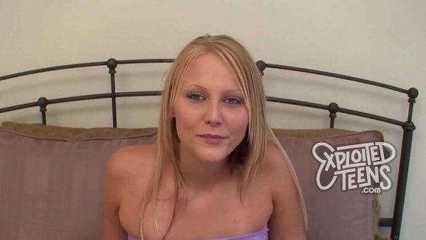 Play complete clip : Blonde Teen Paige Starr Gets Her Tight Pink Pussy Filled by Big Cock - Amateur Casting POV