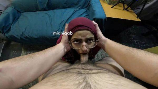 Watch uncut scene : Mia Niqab Sucks Big Cock - Deep Throat & Cum in Mouth Compilation