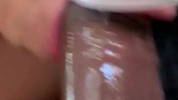 View the uncensored movie of : Sevyan Harden Gives Sloppy Blowjob & Face Sitting - Hairy Latina with BBC