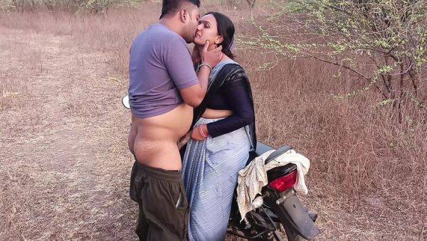 View the uncensored movie named : Hot Desi Kavita Bhabhi Fucked Hard Doggy Style in Jungle - Indian Aunty Outdoor Sex
