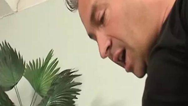 Enjoy watching the uncensored scene : Petite German babe Petra Pearl takes huge dick deep and gets messy facial cumshot