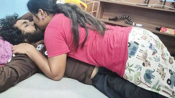 Play this hardcore movie titled : Hot Indian Step Sister Seduces Boy With Deep Throat Blowjob - Romantic Kissing & Nude Close-Up