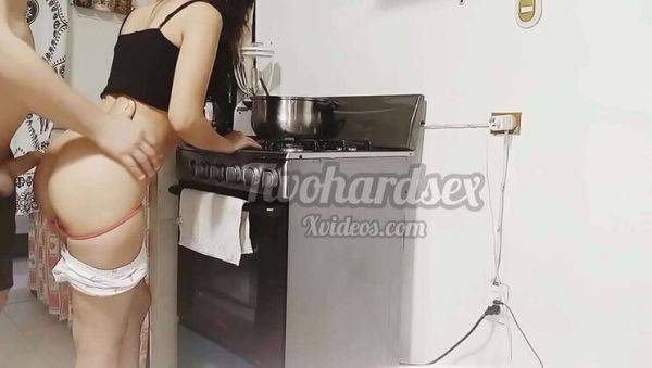 Stream this uncensored video : Sexy Latina Teen Rosibel Roxi Gets Creampie in Doggystyle - Hot Amateur Fuck