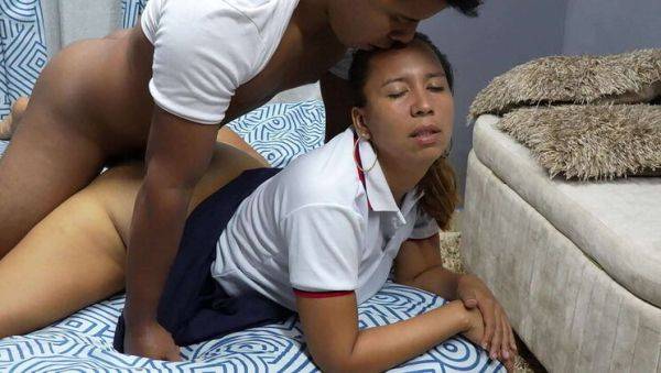 View hardcore scene titled : Hot Step-Sister Emily Palmas Fucks Victor After School - Blowjob & Doggystyle