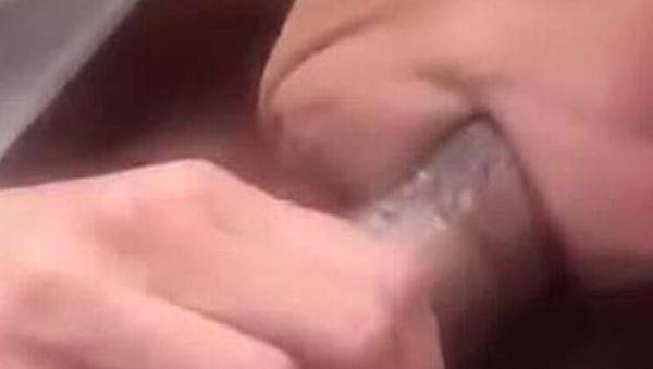 Enjoy watching hardcore video named : Blonde MILF Step Mom Deep Throats BBC in Car - Public Blowjob & Swallow