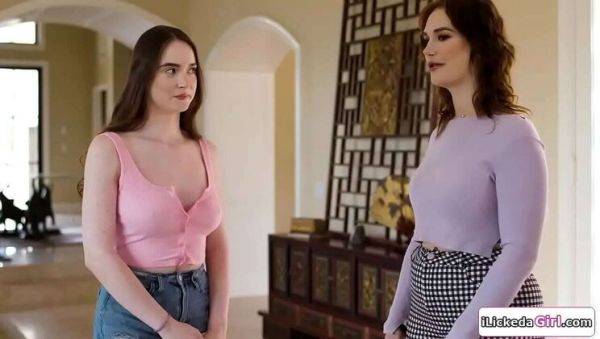 Enjoy watching HD clip called : Hot Stepmom and Stepdaughter Lesbian Babysitters Lick Pussy - Siri, Aiden Ashley, Penelope Reed, Hazel Moore