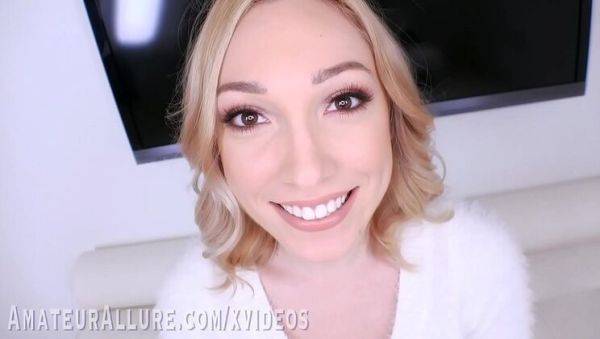 Enjoy watching hardcore movie named : Lily Labeau & Peyton Coast Suck Hard Cock - Blonde Deepthroat & Cumshot