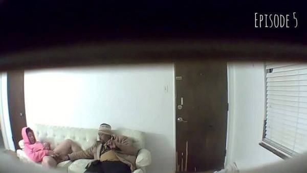 Stream the complete scene of : Ebony Spy Cam - Hidden Masturbation & Rough Doggystyle Action