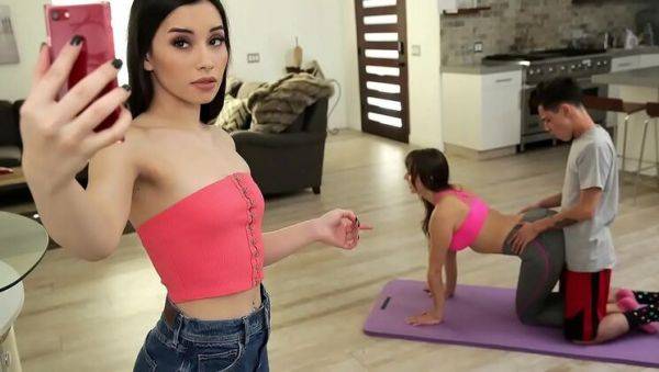 Watch this HD video named : Step Mom and Step Son Yoga Session with Lexi Luna & Aria Lee - Big Tits, Big Ass, Hardcore Sex