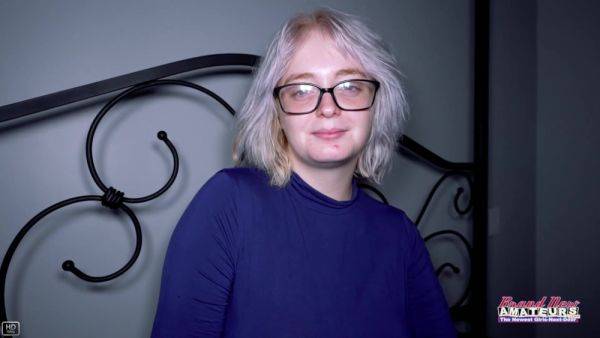 Enjoy watching this HD clip named : Annie Archer - Blonde Cutie Sucks A Big Dick And Gets Banged!