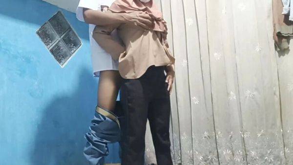 Watch the uncensored movie : Sexy Hijab Teacher Rania Fucks Student After Class - Big Natural Tits, Doggy Style