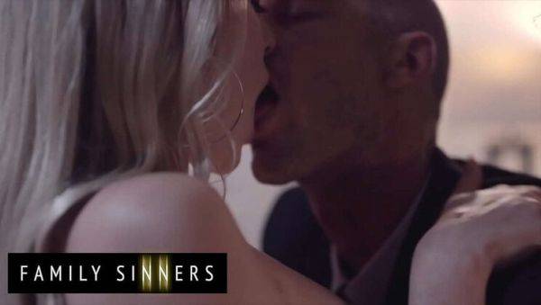 Watch uncensored scene titled : Stepdad Ryan Mclane Shocked When Petite Blonde Stepdaughter Lily Larimar Shows Up For Hardcore Hotel Fuck - Family Sinners