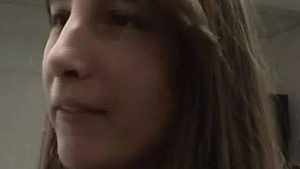 View the uncut movie of : Hot German Teen Marlene Charriere Deep Throat & Cumshot - Amateur Blowjob Retro